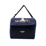 Moschino Kids Borsa Mamma con Fasciatoio Blu Navy