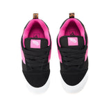 Vans Kids Knu Skool Black/Fuchsia for Girls