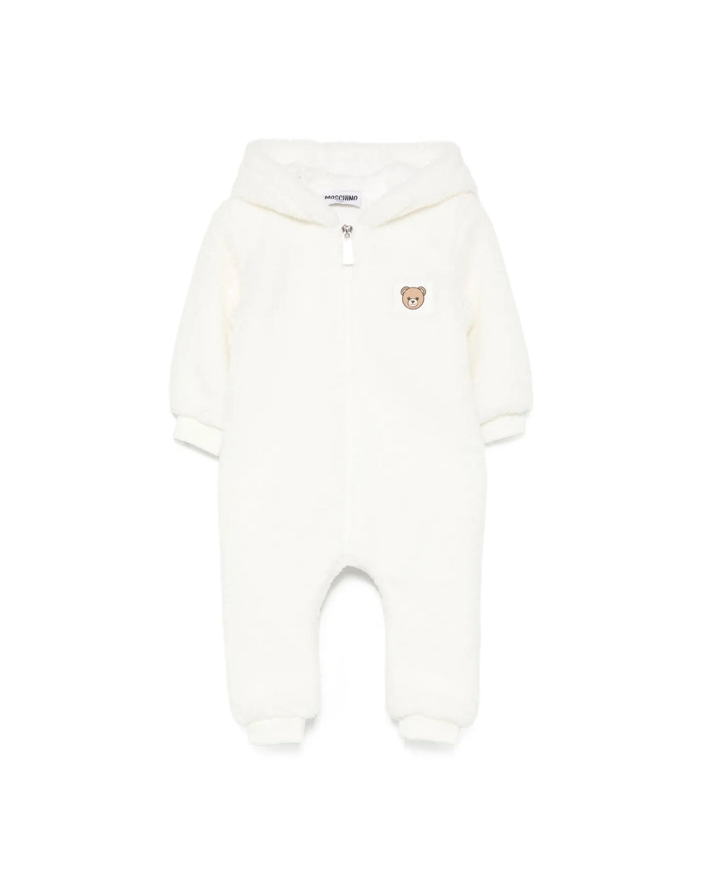 Moschino Kids Tutina Teddy Panna per Neonati