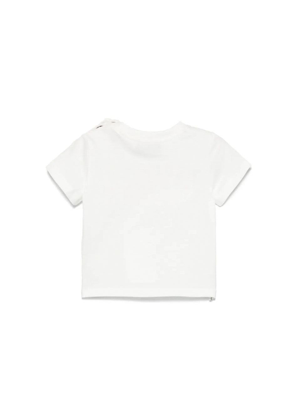 Moschino Kids T-shirt Panna con Stampa Colorful per Neonate