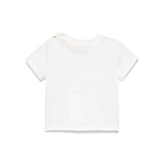 Moschino Kids T-shirt Panna con Stampa Colorful per Neonate