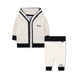 Boss Kids Completo Bianco Sporco per Neonati