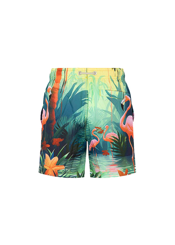 Effek Costume Boxer Fantasia Flamingo per Bambini