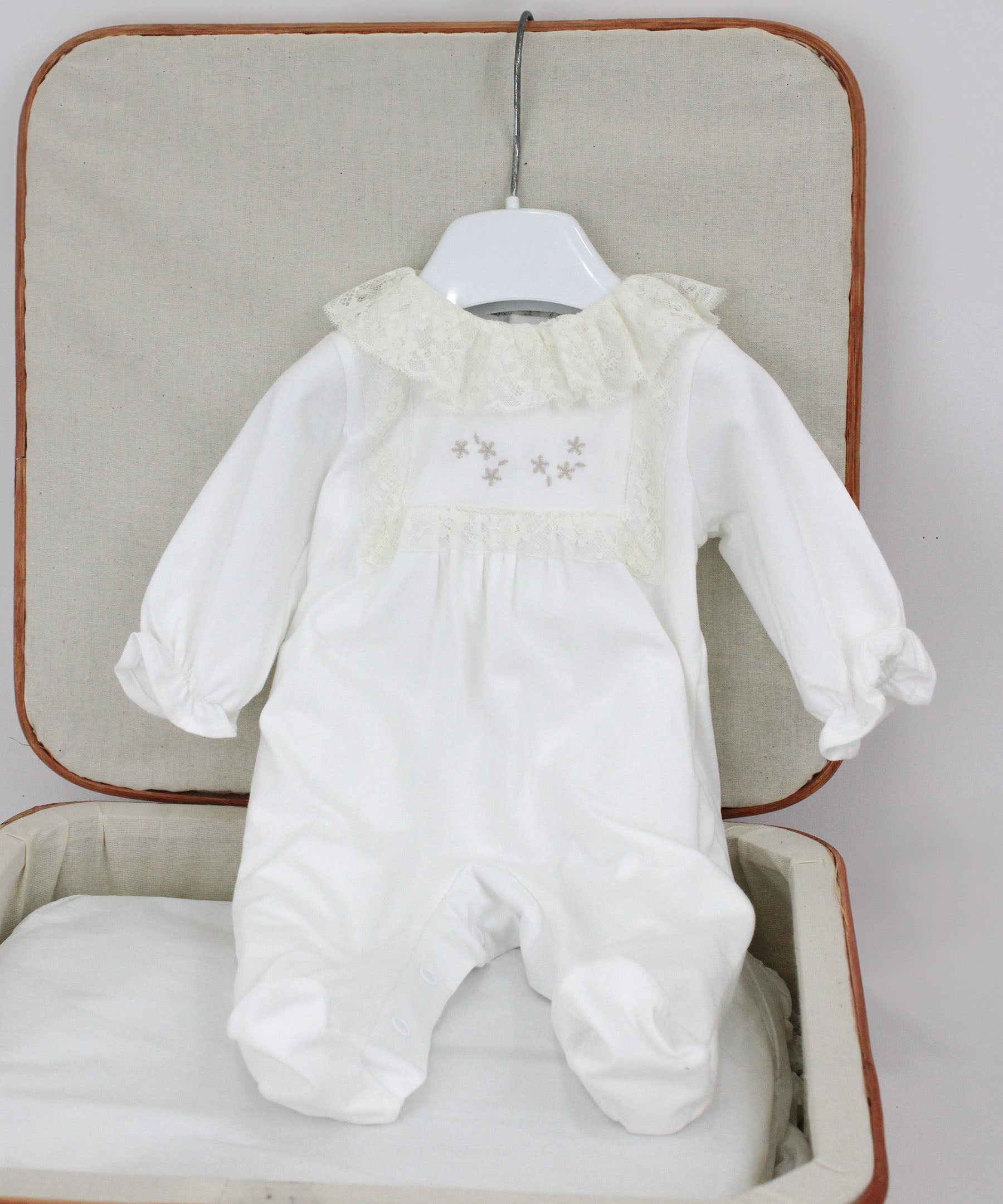 Deolinda Tutina Panna/Beige per Neonate