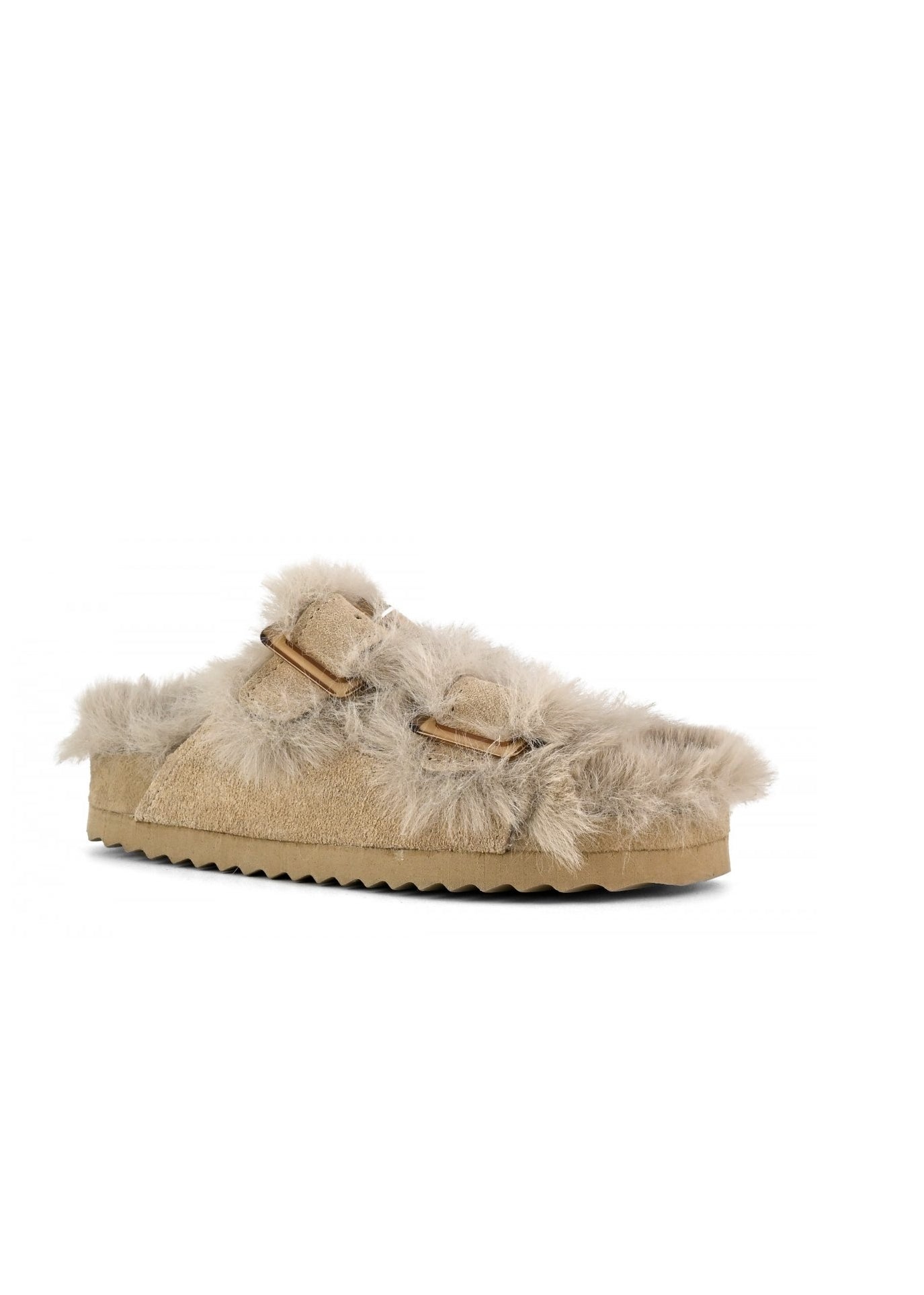 Colors of California Sandalo Scamosciato con Pelo per Bambine