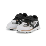 Boss Kids Sneakers Bianco/Nero con Stappo per Neonati