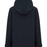 SUNS Kids Giubbotto blu scuro con Cappuccio e Interno in Pelliccia per Bambini