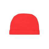 Moschino Kids Cappello Rosso con Logo per Neonati