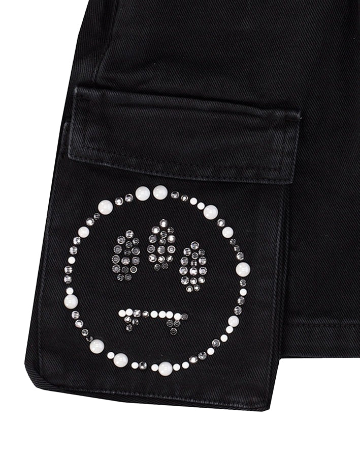 Barrow Kids Gonna Cargo con Logo Strass per Bambine