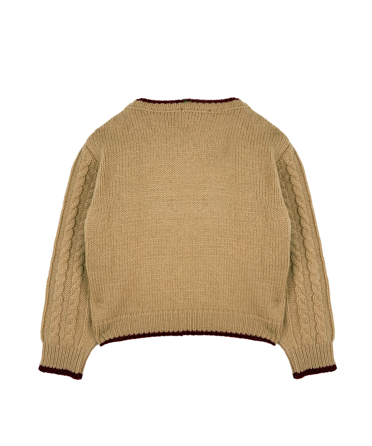 Elisabetta Franchi La Mia Bambina Maglia Girocollo a Contrasto con Motivo Logo per Neonate