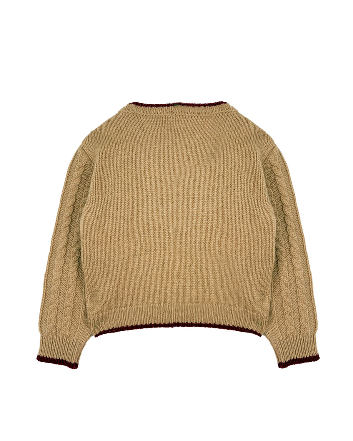 Elisabetta Franchi La Mia Bambina Maglia Girocollo a Contrasto con Motivo Logo per Neonate