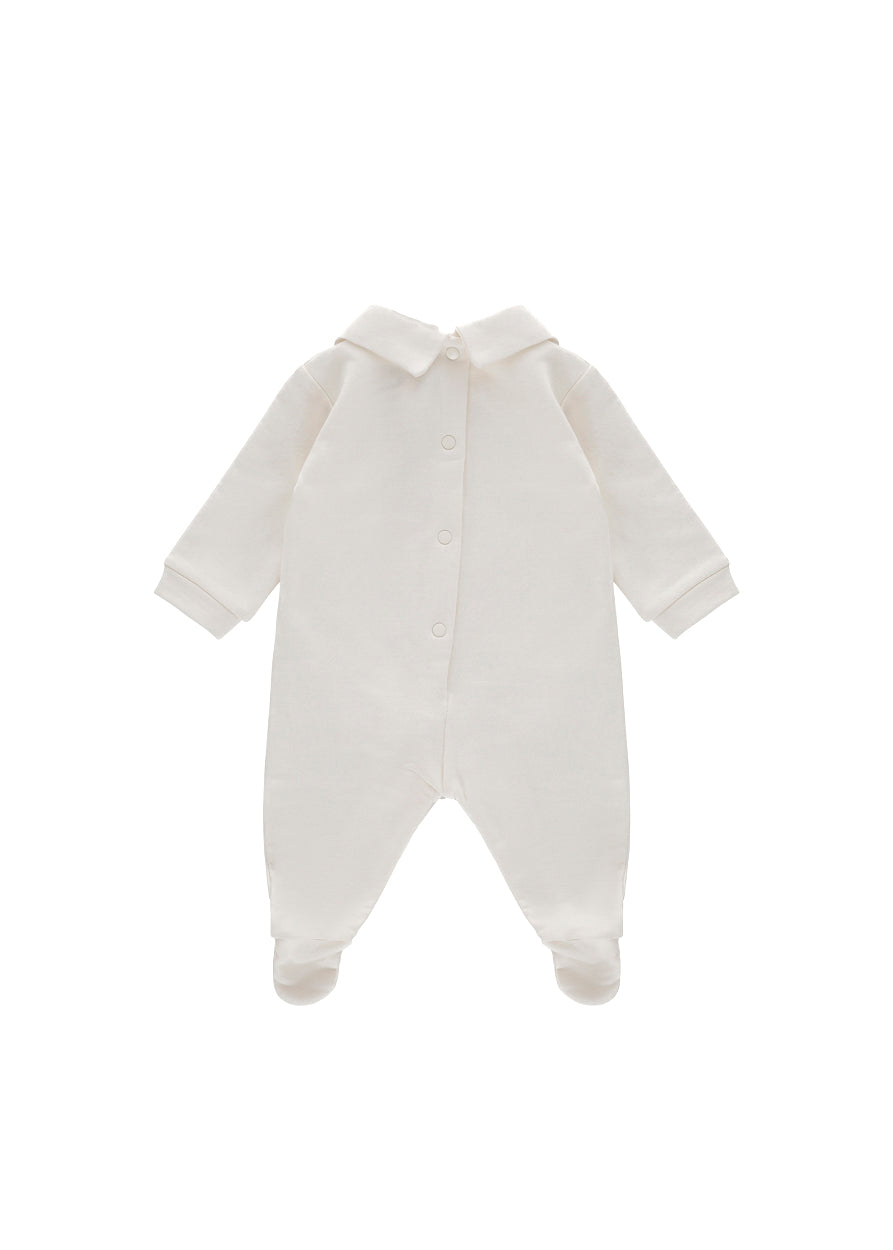 Iceberg Kids Tutina con Bavetta Bianca per Neonati (retro)