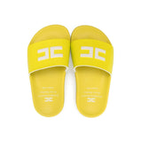 Elisabetta Franchi La Mia Bambina Ciabatta Cedro con Logo Jacquard