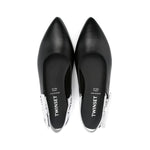 Twinset Kids Ballerine Nere con Fiocco con Logo(dall'alto)