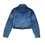 Diesel Kids Giacca di Jeans con Strass per Bambine