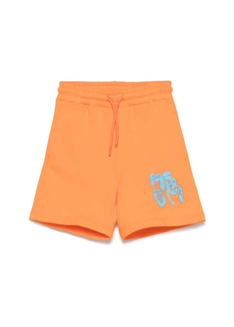MSGM Kids Bermuda Arancione con Logo per Bambini