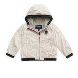 Blauer Kids Giubbino a Vento Foderato Bianco per Neonati