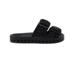 Sensi Kids Urban Sandalo Nero Doppia Fascia per Bambini (lato)