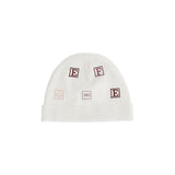 Elisabetta Franchi La Mia Bambina Cappello Panna con EF Blocks per Neonate