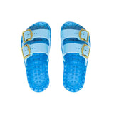Sensi Kids Flamingo Sandalo Celeste Doppia Fascia per Bambini (da sopra)