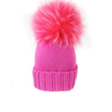 Queen Fuchsia Wool Hat with Pom Pom