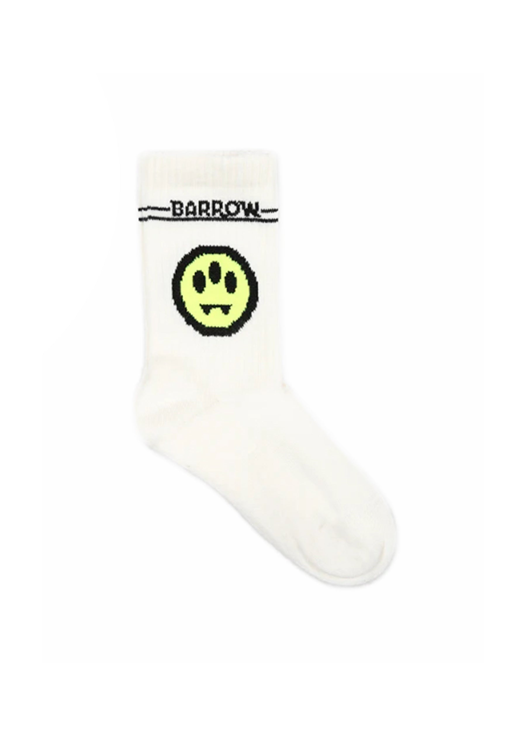 Barrow Kids Calzini Bianchi con Stampa Smile