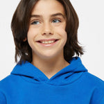 Dickies Kids Felpa Azzurra con Cappuccio con Micro Logo per Bambini (dettaglio)