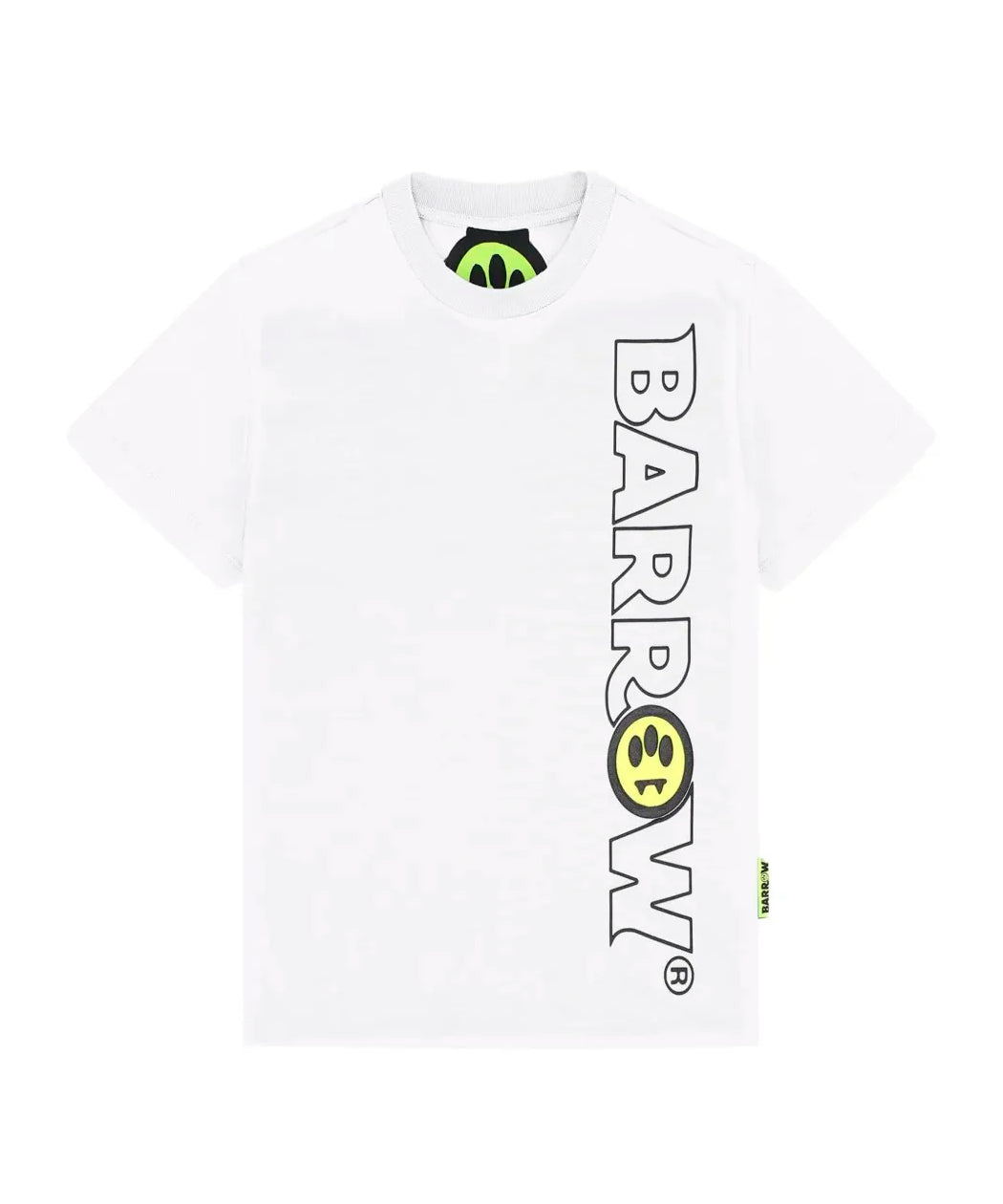 Barrow Kids T-Shirt Bianca con Stampa "Barrow" per Bambini