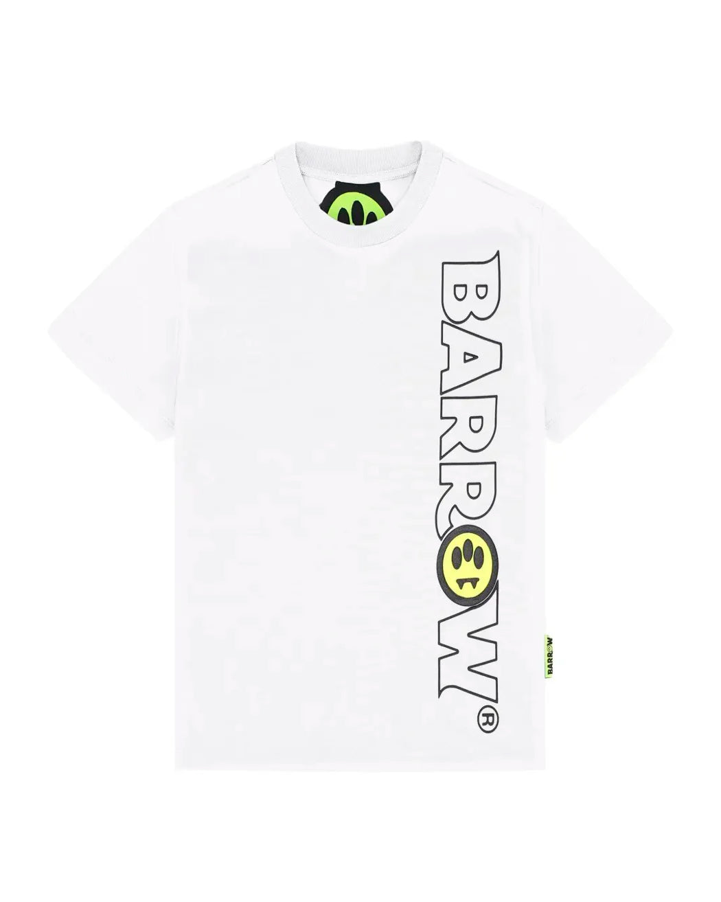Barrow Kids T-Shirt Bianca con Stampa "Barrow" per Bambini