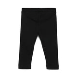 Moschino Kids Leggings Neri con Teddy per Neonate