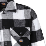 Dickies Kids Camicia a Quadri Nera/Bianca con Logo per Bambini (dettaglio)