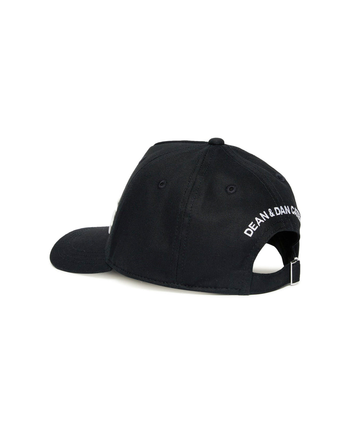 Dsquared2 Kids Cappello Nero con Stampa ICON per Bambini (retro)