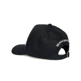 Dsquared2 Kids Cappello Nero con Stampa ICON per Bambini (retro)
