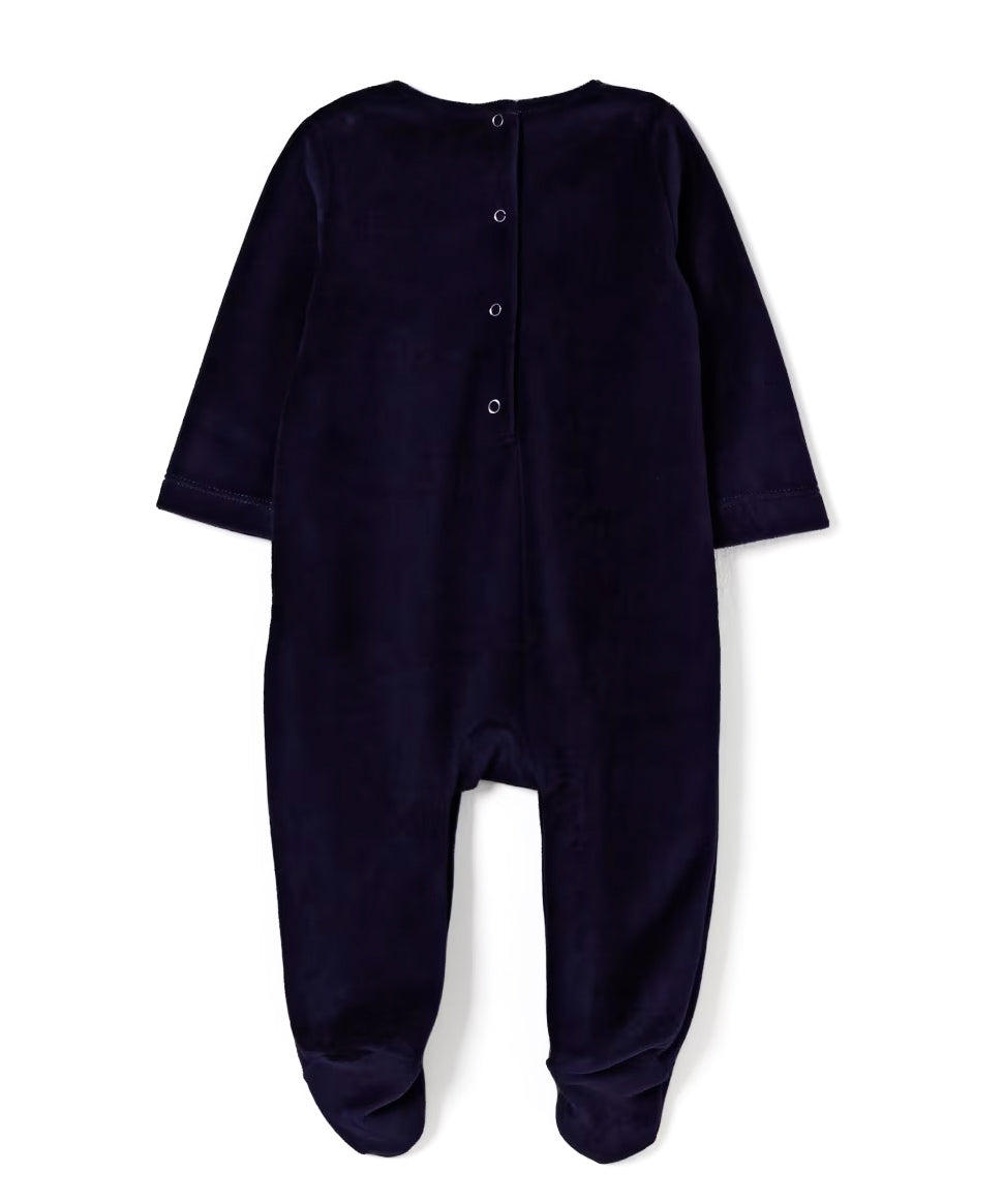 Dsquared2 Kids Completo di Tuta Blu con Stampa "Brotherhood" per Neonati