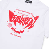 Dsquared2 Kids T-shirt Bianca Horror per Bambini