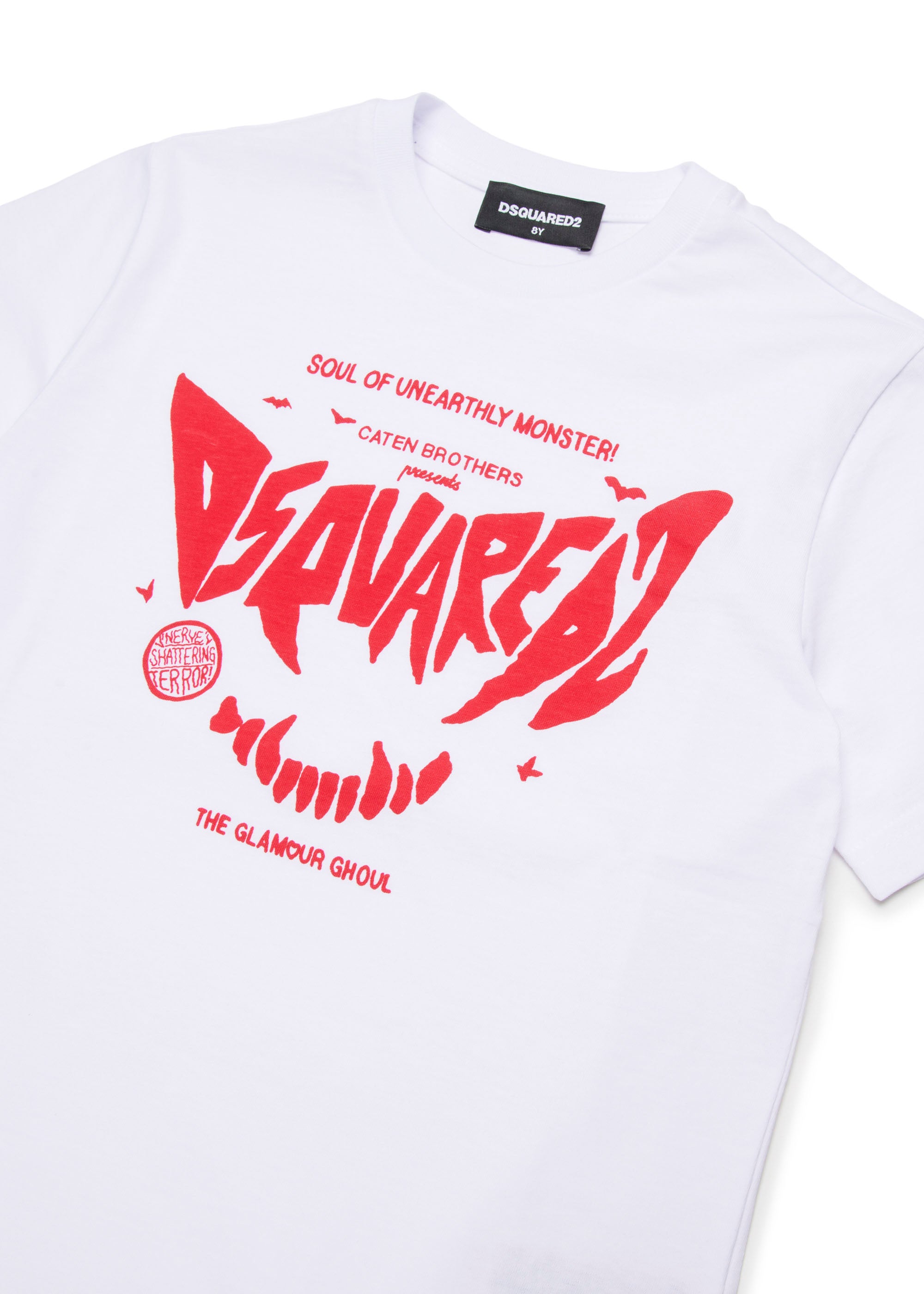 Dsquared2 Kids T-shirt Bianca Horror per Bambini