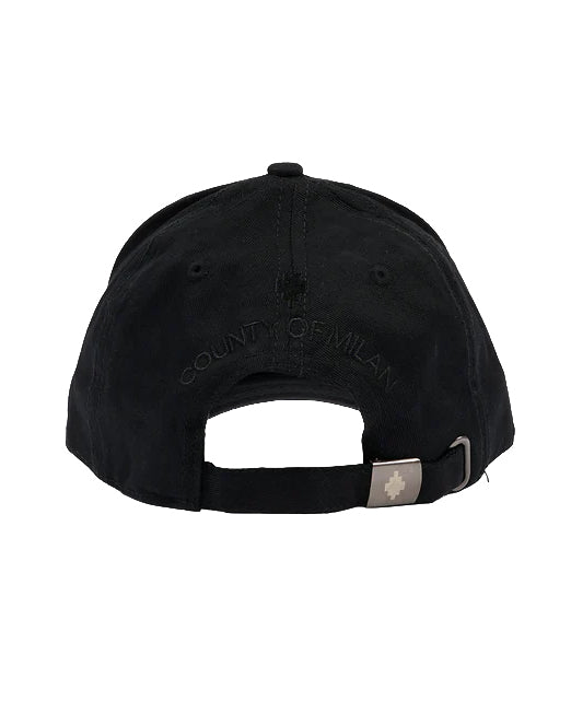 Marcelo Burlon County Of Milan Kids Cappello Nero con Logo Unisex per Bambini