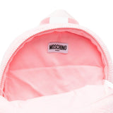 Moschino Kids Zainetto Rosa Teddy per Neonate