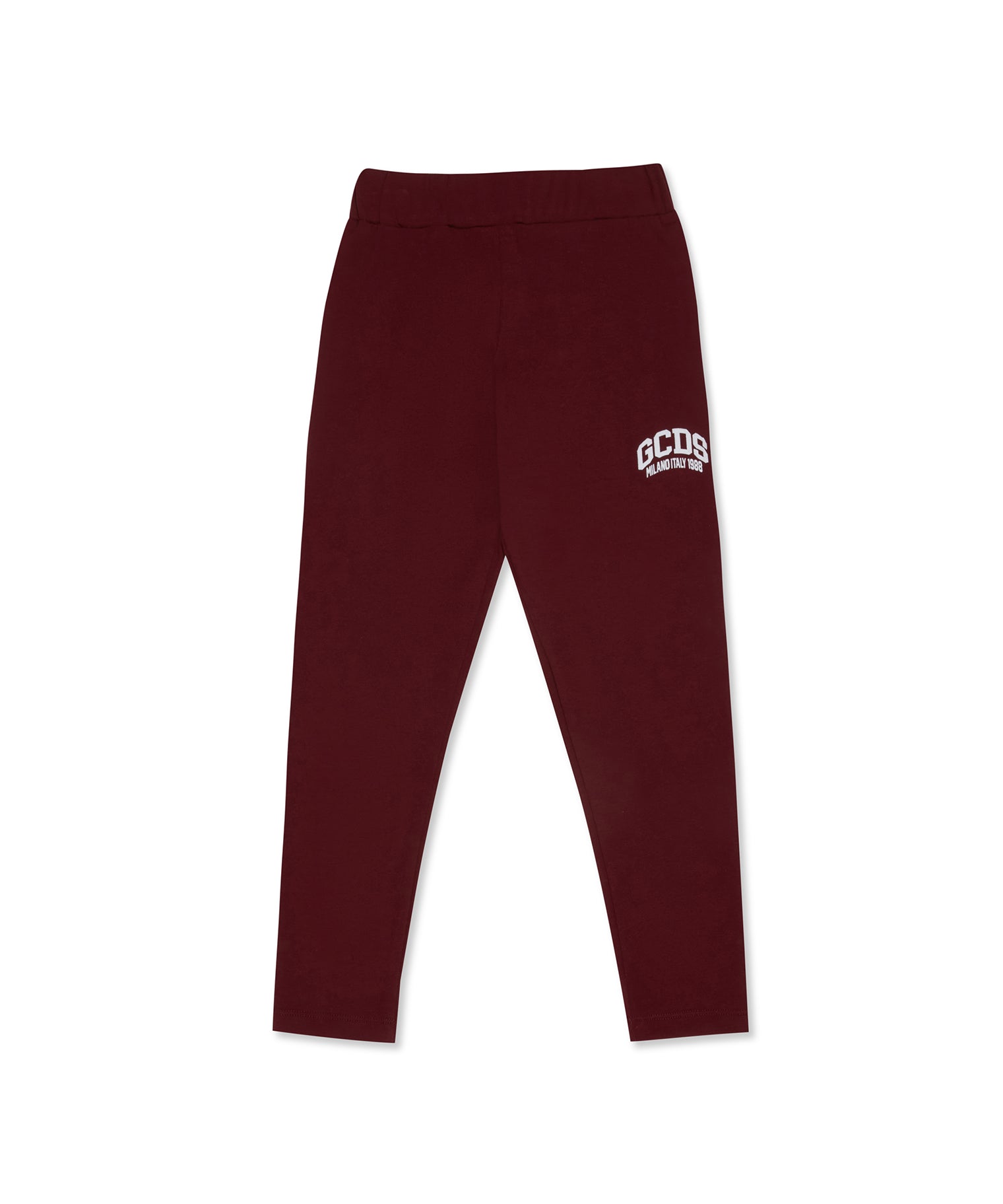 GCDS Kids Leggings Bordeaux per Bambine