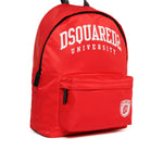 Dsquared2 Kids Zaino Rosso con Stampa per Bambini (dettaglio)