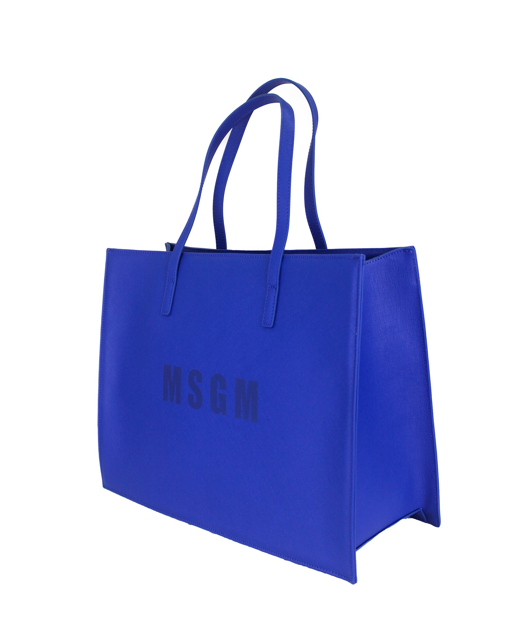 MSGM Kids Borsa Tote Royal con Stampa per Bambine