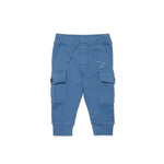 Dsquared2 Kids Pantaloni Cargo in Felpa Lavagna per Neonati