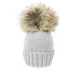 Queen Pearl Wool Hat with Pom Pom