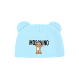 Moschino Kids Cappello con Teddy Ears con Logo per Neonati