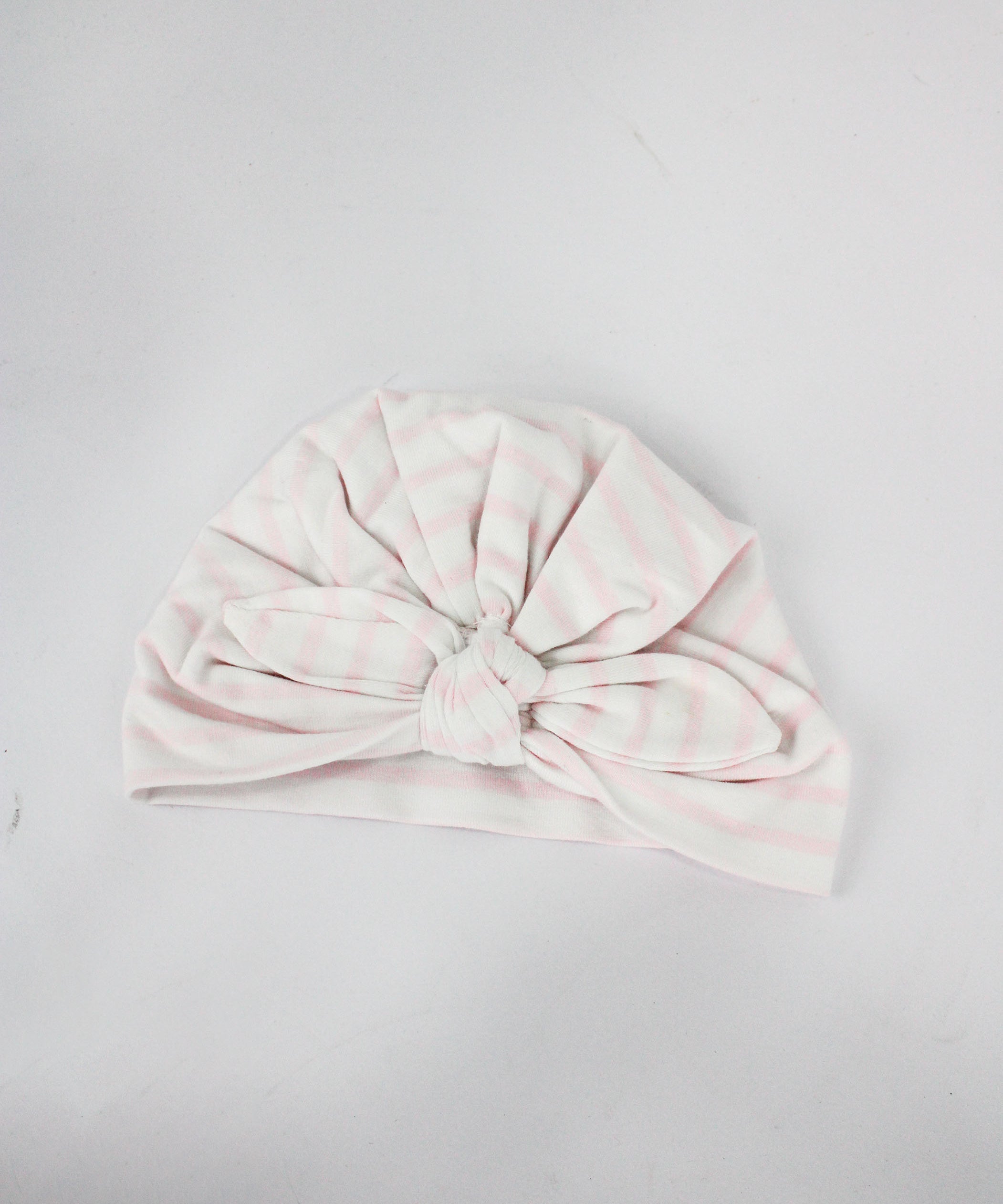 Deolinda Cappellino Rosa a Righe per Neonate