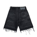 Diesel Kids Bermuda Neri Taglio Vivo per Bambini