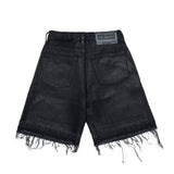 Diesel Kids Bermuda Neri Taglio Vivo per Bambini