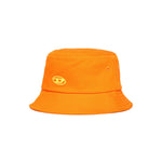 Diesel Kids Cappello Bucket Arancione con Logo per Bambini