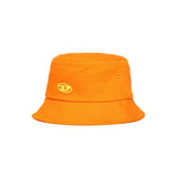 Diesel Kids Cappello Bucket Arancione con Logo per Bambini