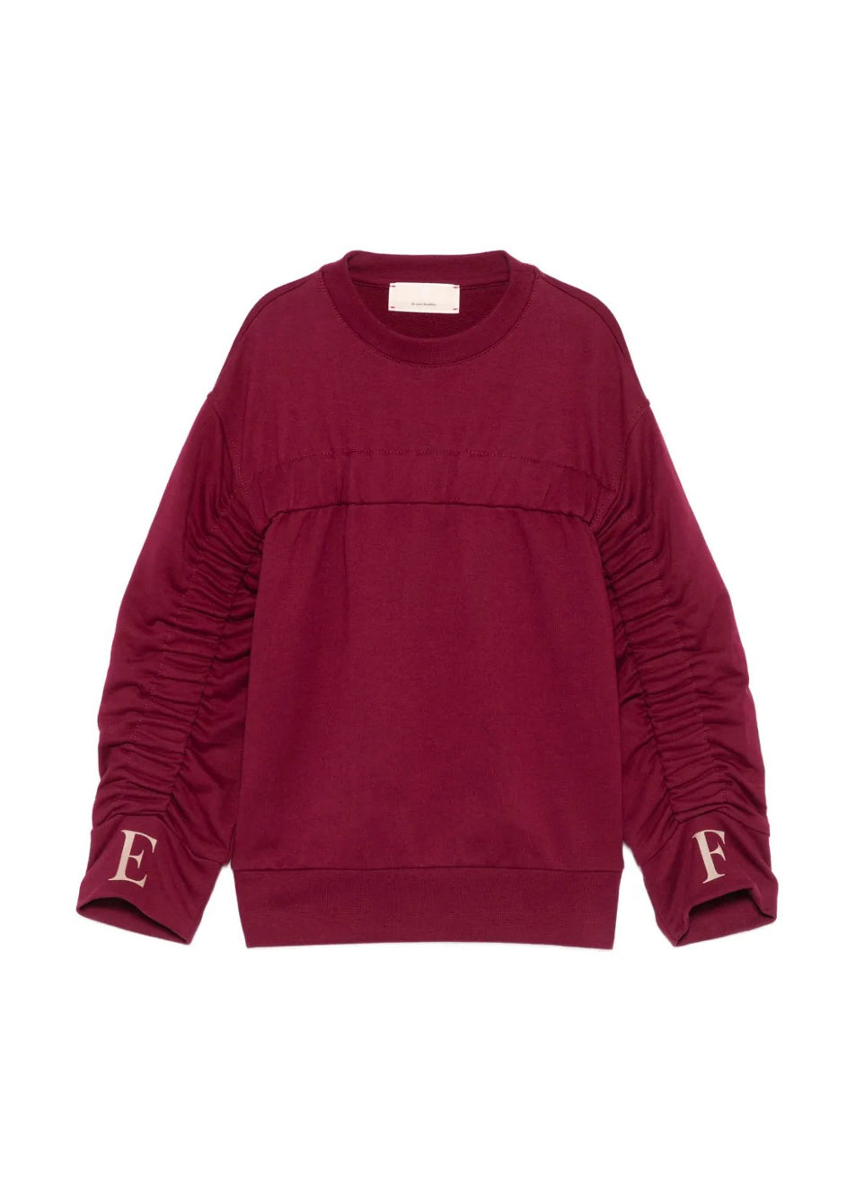 Elisabetta Franchi La Mia Bambina Felpa Cherry Girocollo con EF per Bambine
